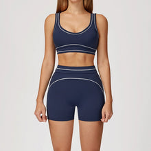 Load image into Gallery viewer, Sports Bra &amp; High Waist Shorts 2pc Set
